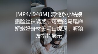 [MP4/ 948M] 清纯系小姑娘露脸丝袜诱惑，可爱的马尾辫娇嫩好身材无毛白虎逼，听狼友指挥展示