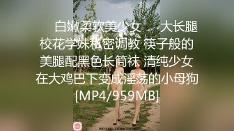 ❤️白嫩柔软美少女❤️大长腿校花学妹私密调教 筷子般的美腿配黑色长筒袜 清纯少女在大鸡巴下变成淫荡的小母狗[MP4/959MB]