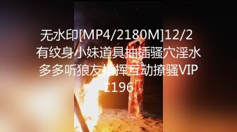 无水印[MP4/2180M]12/2 有纹身小妹道具抽插骚穴淫水多多听狼友指挥互动撩骚VIP1196