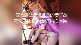 -变态男让年轻貌美的妻子故意勾搭外卖小伙 还偷拍操逼过程