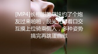 [MP4]长相甜美萌妹约了个炮友过来啪啪，脱光光蹲着口交互摸上位骑乘侧入，多种姿势搞完再跳蛋自慰