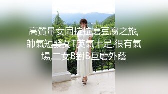 高質量女同拉拉磨豆腐之旅,帥氣短發女T英氣十足,很有氣場,二女B對B互磨外蔭