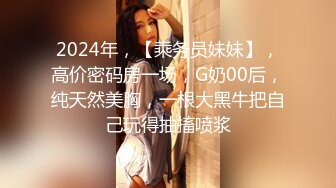 2024年，【乘务员妹妹】，高价密码房一场，G奶00后，纯天然美胸，一根大黑牛把自己玩得抽搐喷浆