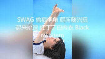 SWAG 偷窥视角 厕所随兴扭起来挑逗 红丁丁白内衣 Blacknwhitem