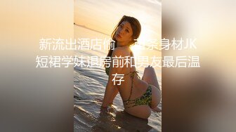 新流出酒店偷❤️苗条身材JK短裙学妹退房前和男友最后温存