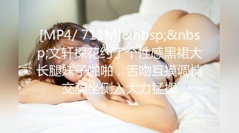 [MP4/ 711M]&nbsp;&nbsp;文轩探花约了个性感黑裙大长腿妹子啪啪，舌吻互摸调情交骑坐侧入大力猛操