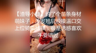 【渣导小徒】约了个苗条身材萌妹子，沙发翘屁股摸逼口交上位骑乘猛操，很是诱惑喜欢不要错过