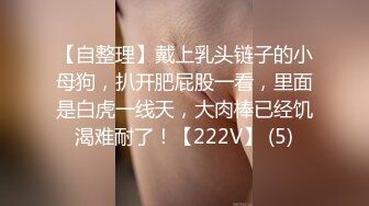 【自整理】戴上乳头链子的小母狗，扒开肥屁股一看，里面是白虎一线天，大肉棒已经饥渴难耐了！【222V】 (5)