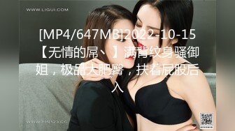 [MP4/647MB]2022-10-15【无情的屌丶】满背纹身骚御姐，极品大肥臀，扶着屁股后入