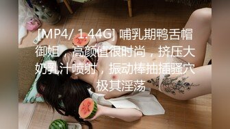 [MP4/ 1.44G] 哺乳期鸭舌帽御姐，高颜值很时尚，挤压大奶乳汁喷射，振动棒抽插骚穴，极其淫荡