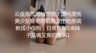 云盘高质露脸泄密！清纯漂亮美少女被老司机男友出租房调教成小母狗，日常抠B玩肏妹子又痛又爽的嗲叫1