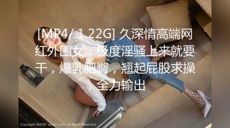 [MP4/ 1.22G] 久深情高端网红外围女，极度淫骚上来就要干，爆乳肥臀，翘起屁股求操，全力输出