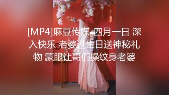 [MP4]麻豆传媒-四月一日 深入快乐 老婆过生日送神秘礼物 蒙眼让哥们操纹身老婆