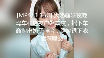 [MP4/ 1.15G] 大奶骚妹夜晚驾车和炮友户外车震，摇下车窗掏出奶子呻吟，路边退下衣服深喉交