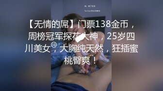 【无情的屌】门票138金币，周榜冠军探花大神，25岁四川美女，大胸纯天然，狂插蜜桃臀爽！