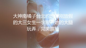 大神南橘子台北约炮刚刚放假的大三女生一字掰开她的大腿玩弄，完美露脸